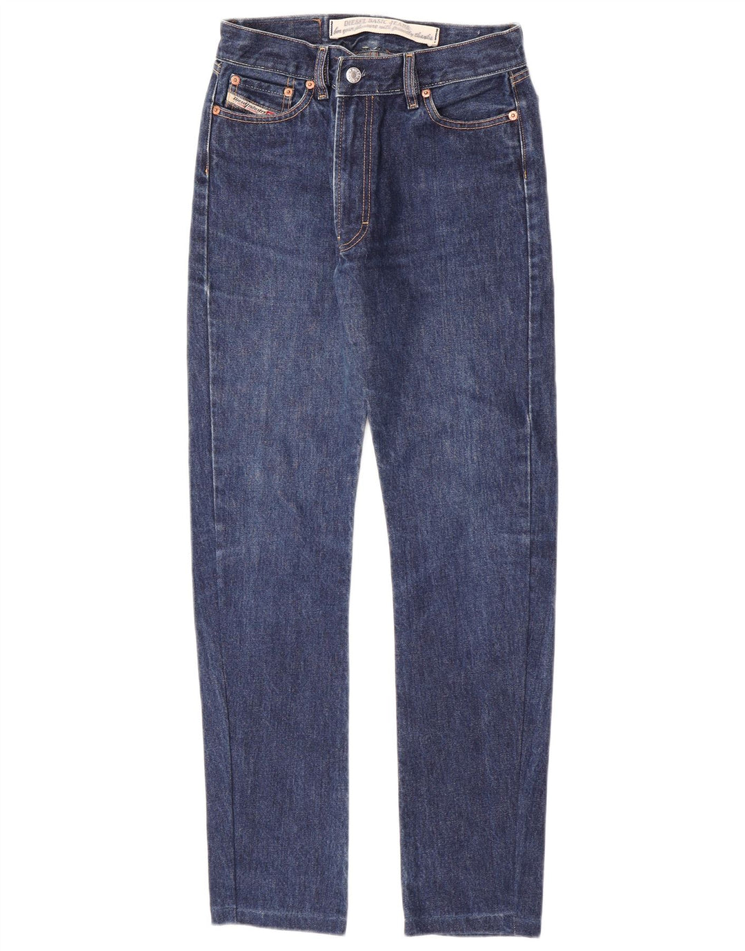 Jeans retos femininos Diesel W28 L29 algodão azul