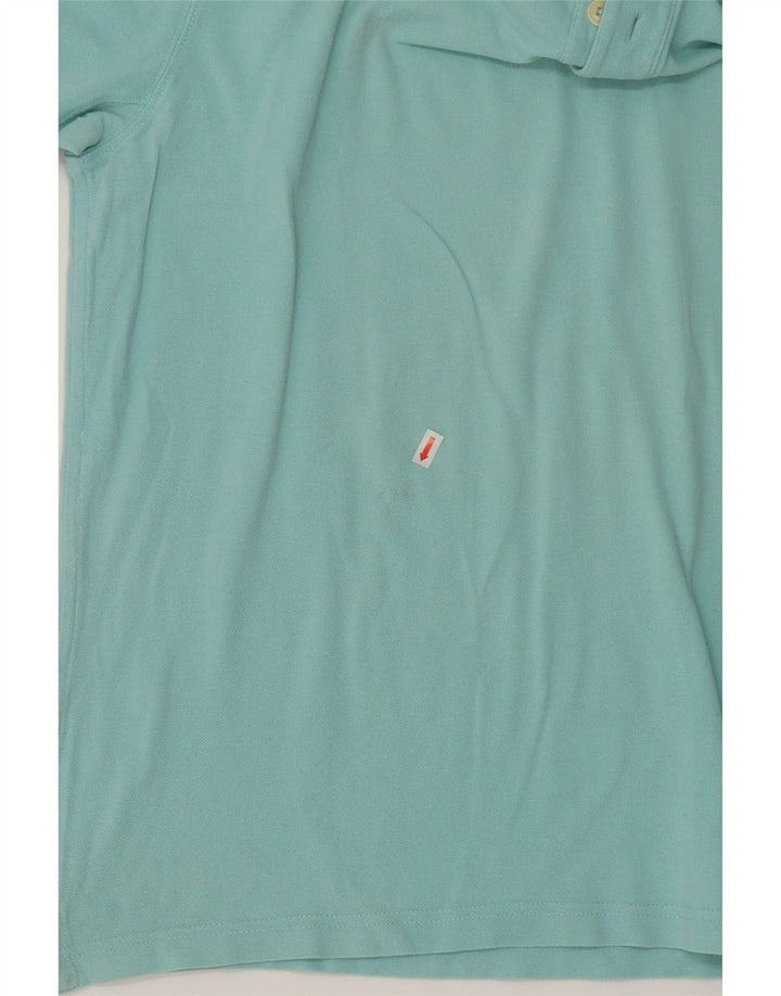 TIMBERLAND Mens Regular Fit Polo Shirt XL Turquoise Cotton Vintage Timberland and Second-Hand Timberland from Messina Hembry 