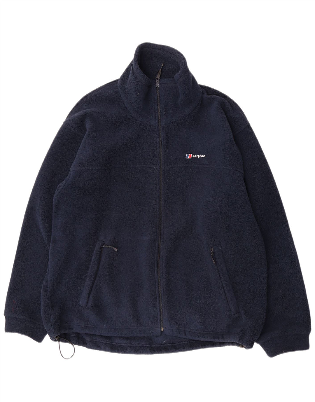 Jaqueta de lã masculina Berghaus UK 42 XL poliéster azul marinho