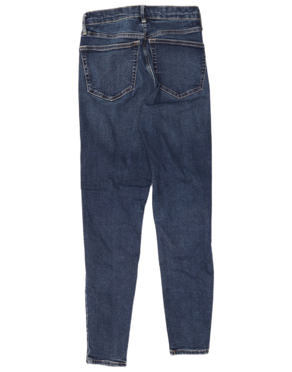 Topshop feminino Jamie Skinny Jeans W26 L30 azul marinho poliéster