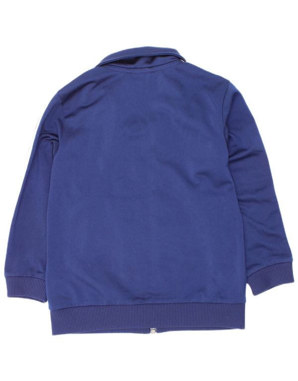 Casaco de treino Adidas Boys 3-4 anos azul marinho poliéster