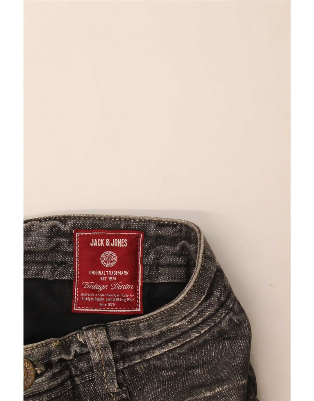 Jeans retos masculinos Jack & Jones W30 L32 cinza