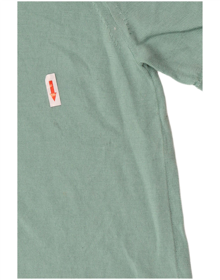 Camisa polo masculina Reiss lã verde média