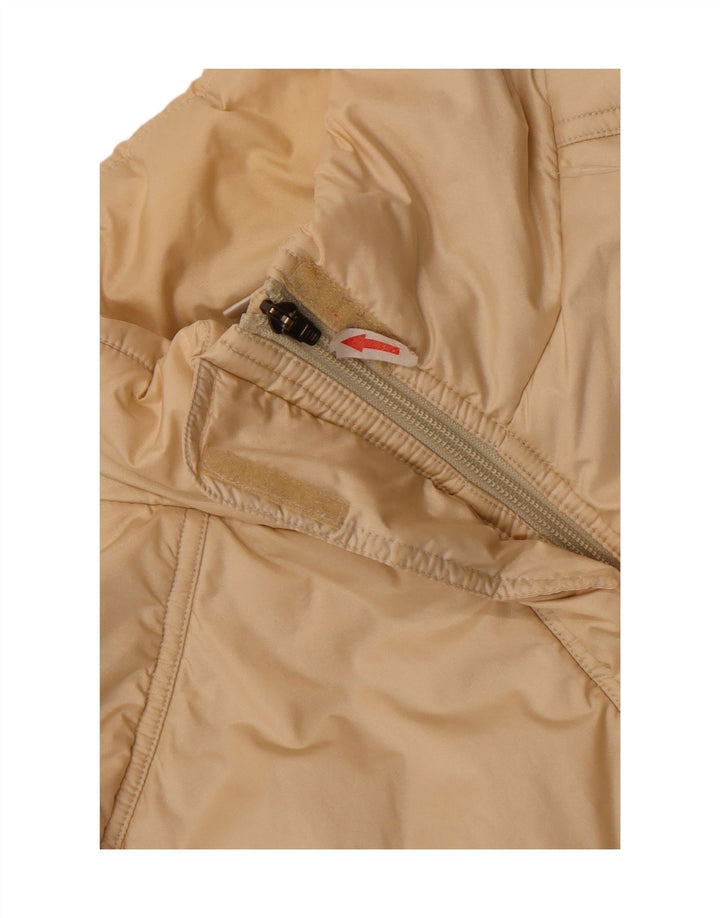 Jaqueta acolchoada feminina Adidas UK 16 grande poliamida bege