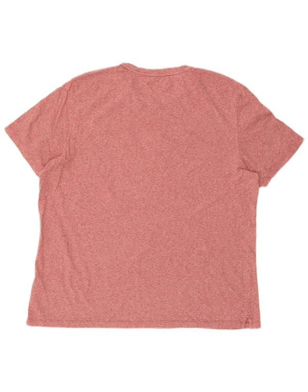 Fat Face Mens Graphic T-Shirt Top 2XL Pink Cotton