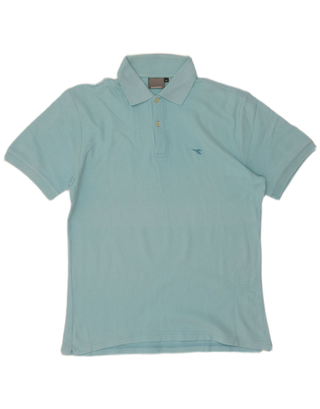 Camisa polo masculina Diadora algodão azul médio