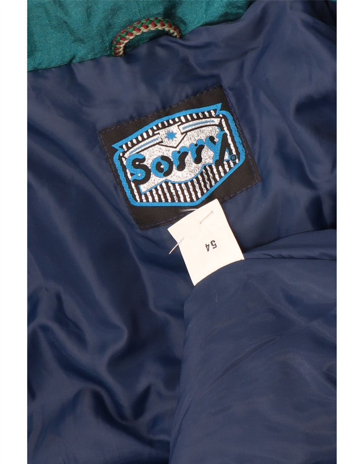 Macacão de esqui masculino desculpe IT 54 2XL azul Colourblock poliéster