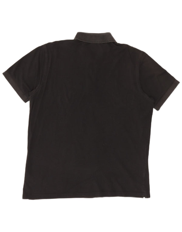 Camisa polo masculina HUGO BOSS XL algodão preto