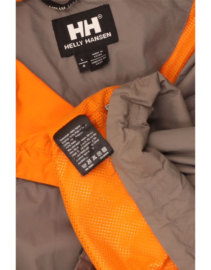 Jaqueta de chuva masculina Helly Hansen Reino Unido 40 grande nylon cinza