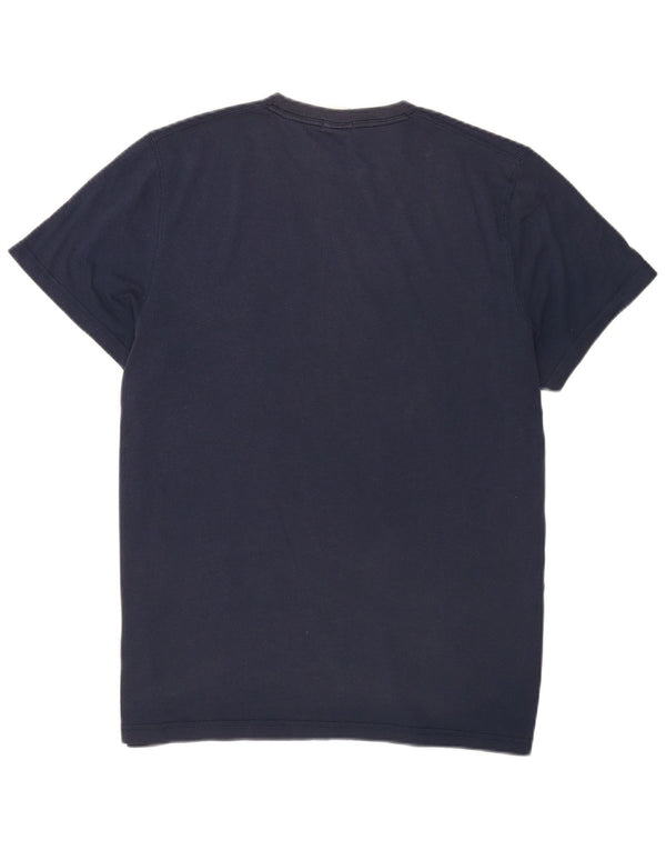 Camiseta masculina Abercrombie & Fitch Muscle Graphic Top 2XL algodão azul marinho