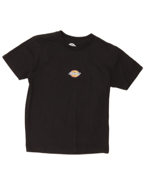 Camiseta feminina gráfica Dickies Top UK 12 algodão preto médio