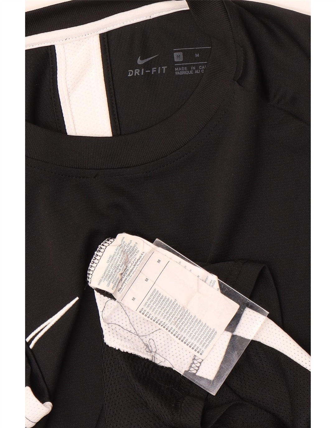 Camiseta Nike Masculina Dri Fit Top Médio Poliéster Preto