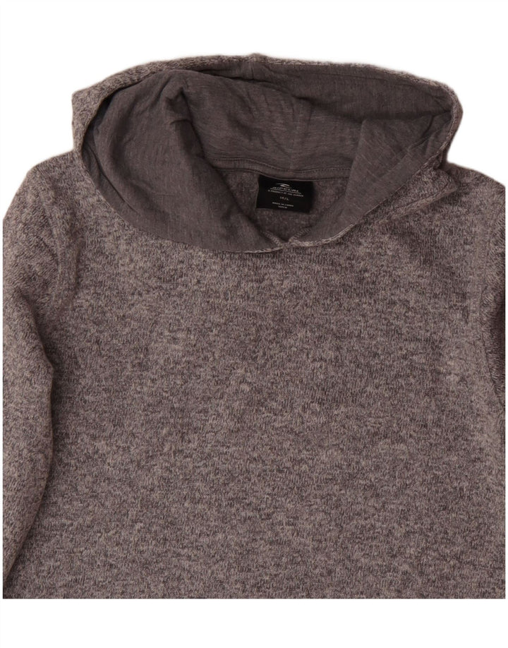Suéter com capuz feminino Rip Curl UK 14 grande cinza