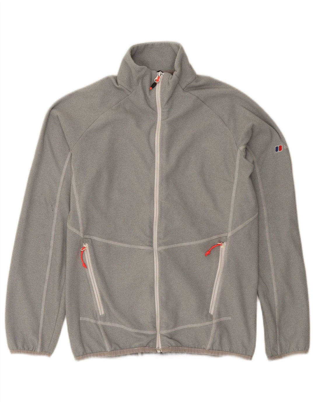 Jaqueta de lã feminina Berghaus UK 10 poliéster cinza pequeno
