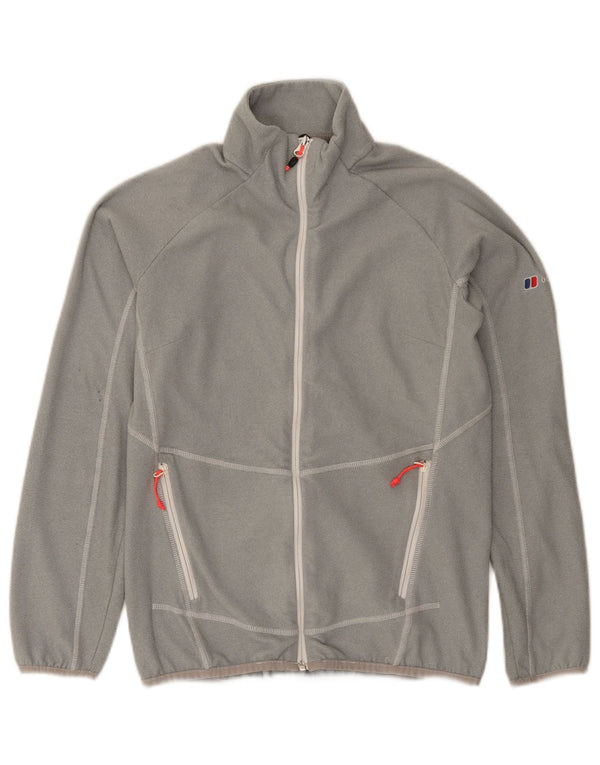 Jaqueta de lã feminina Berghaus UK 10 poliéster cinza pequeno