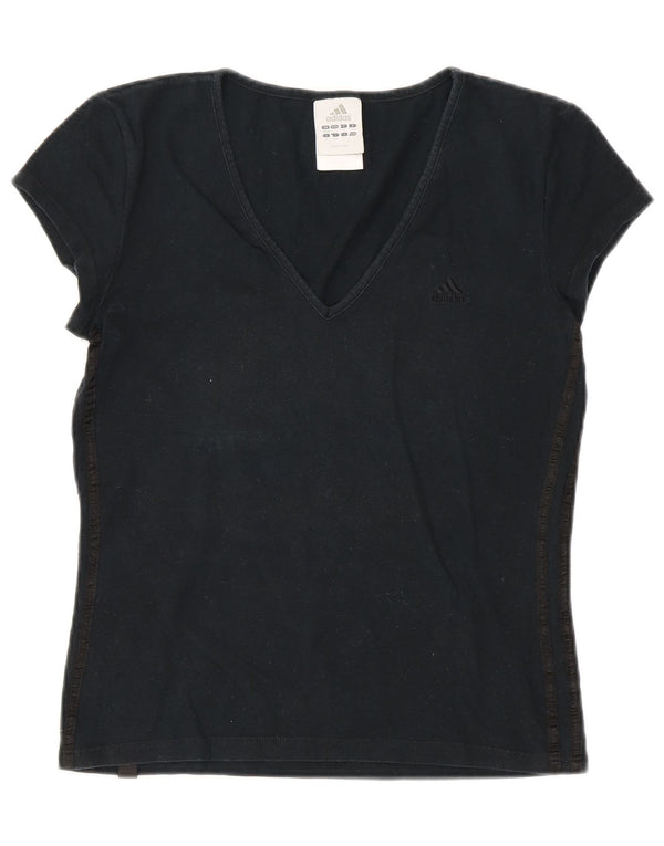 Camiseta Feminina Adidas UK 10 Pequena Algodão Preto