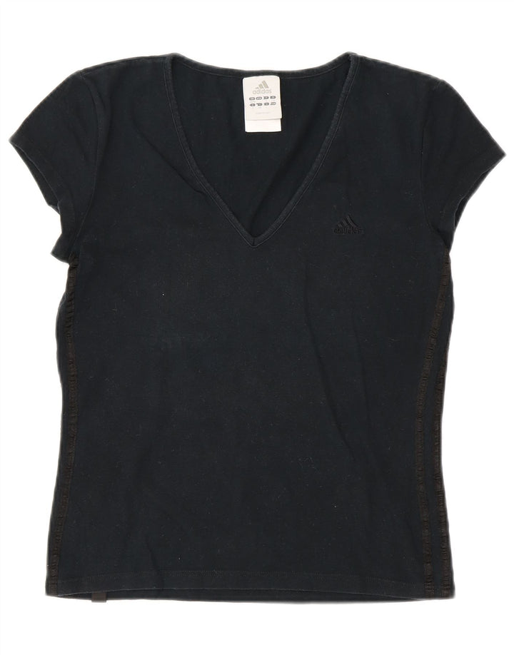 Camiseta Feminina Adidas UK 10 Pequena Algodão Preto