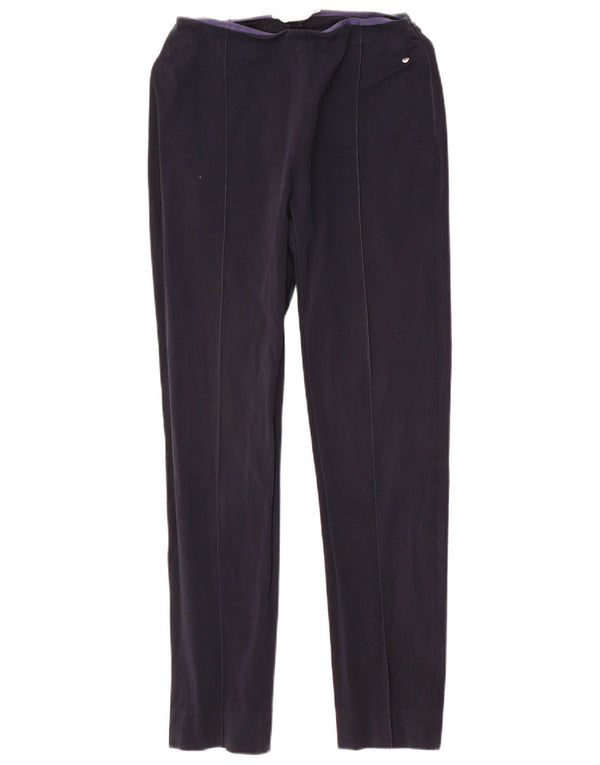 Calça casual skinny feminina Max Mara W26 L28 azul marinho