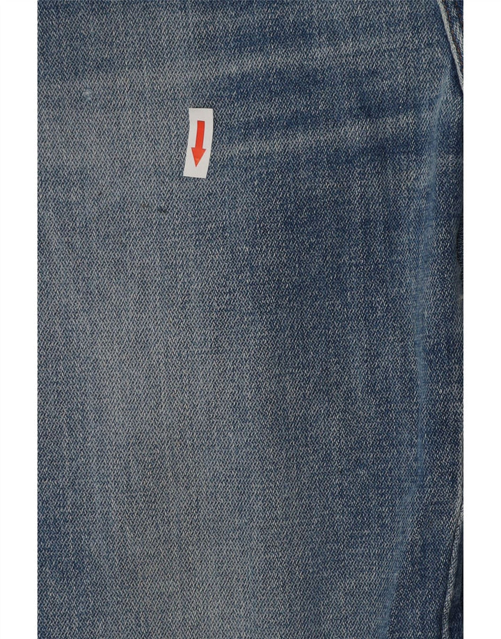 Wrangler Mens Straight Jeans W32 L27 Azul Algodão