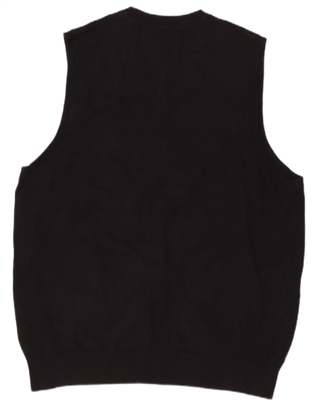 Regata masculina Marks & Spencer com colete médio de algodão preto