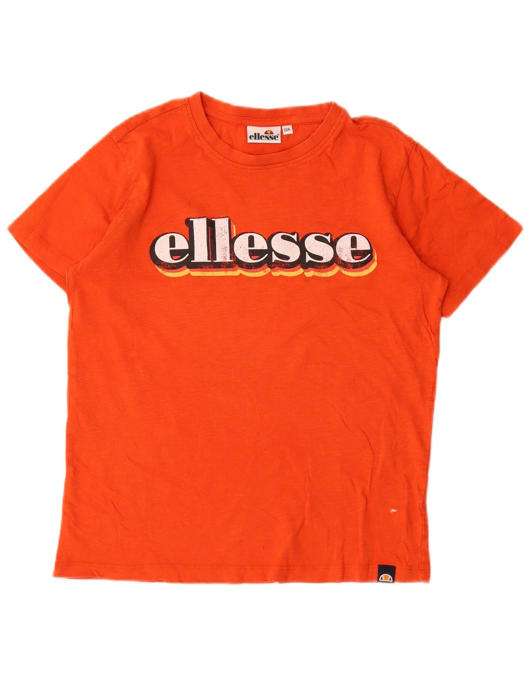 Camiseta Ellesse Boys Graphic 11-12 Anos Laranja