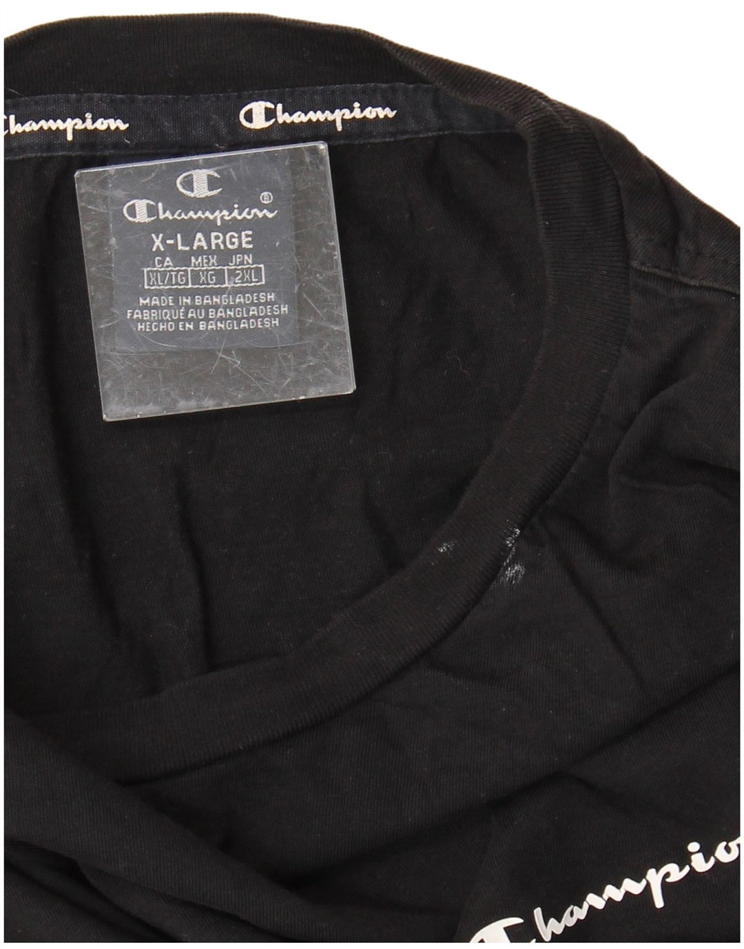 Camiseta masculina CHAMPION Top XL preta
