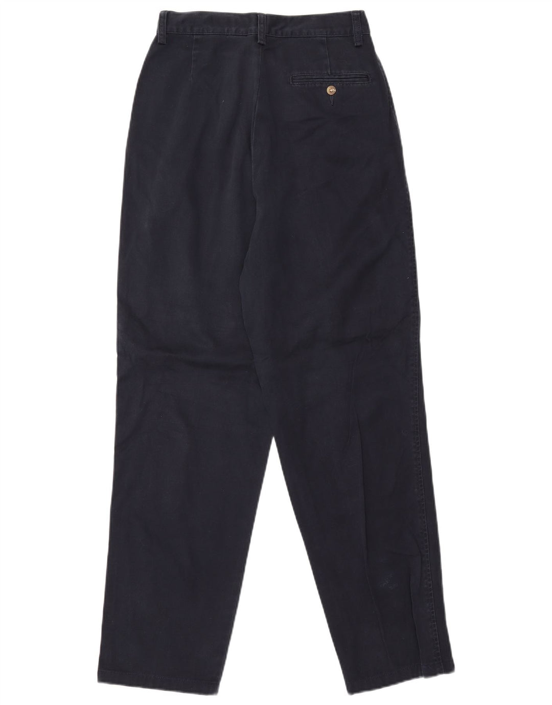 EDDIE BAUER Calça Chino Feminina Pegged EUA 6 Médio W26 L29 Azul Marinho