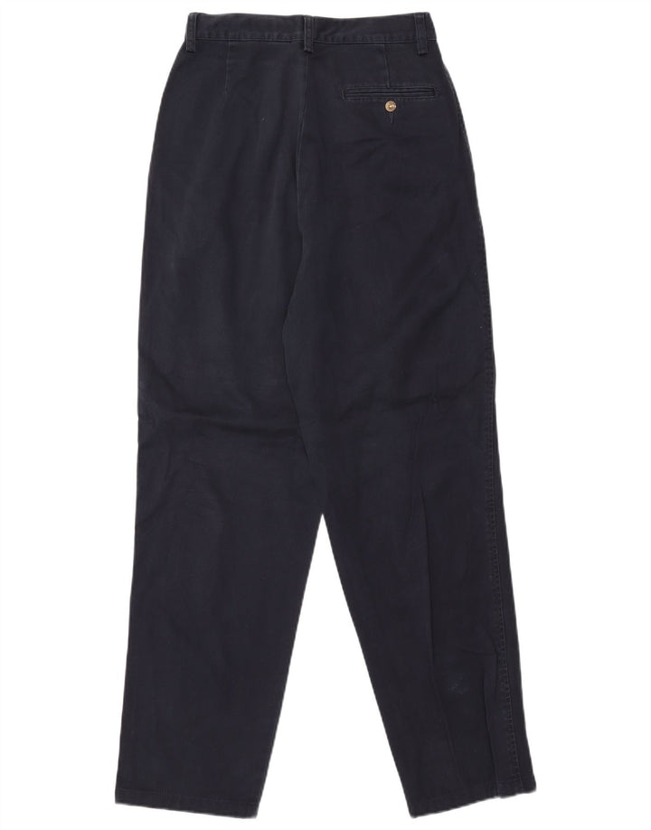 EDDIE BAUER Calça Chino Feminina Pegged EUA 6 Médio W26 L29 Azul Marinho