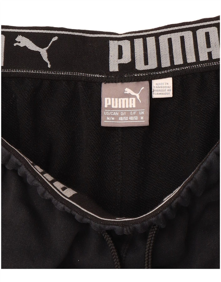Shorts esportivos masculinos Puma médio preto
