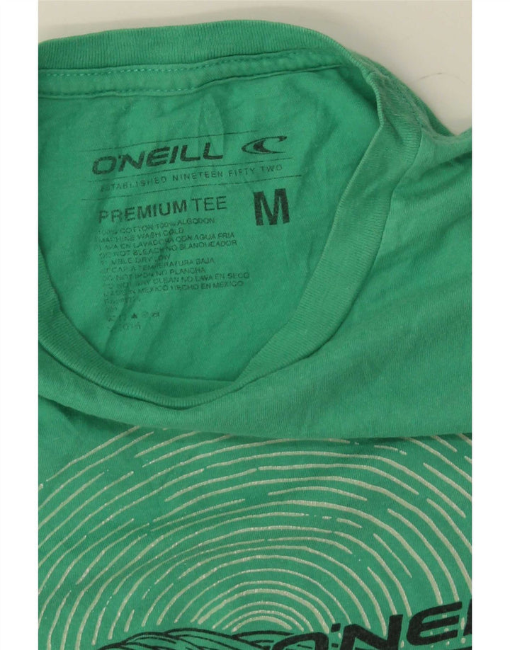 Camiseta gráfica masculina O'Neill Top médio algodão verde