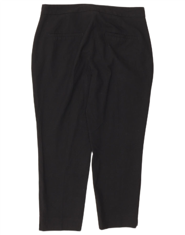 Calça feminina Zara cortada UE 38 pequena W28 L23 preta
