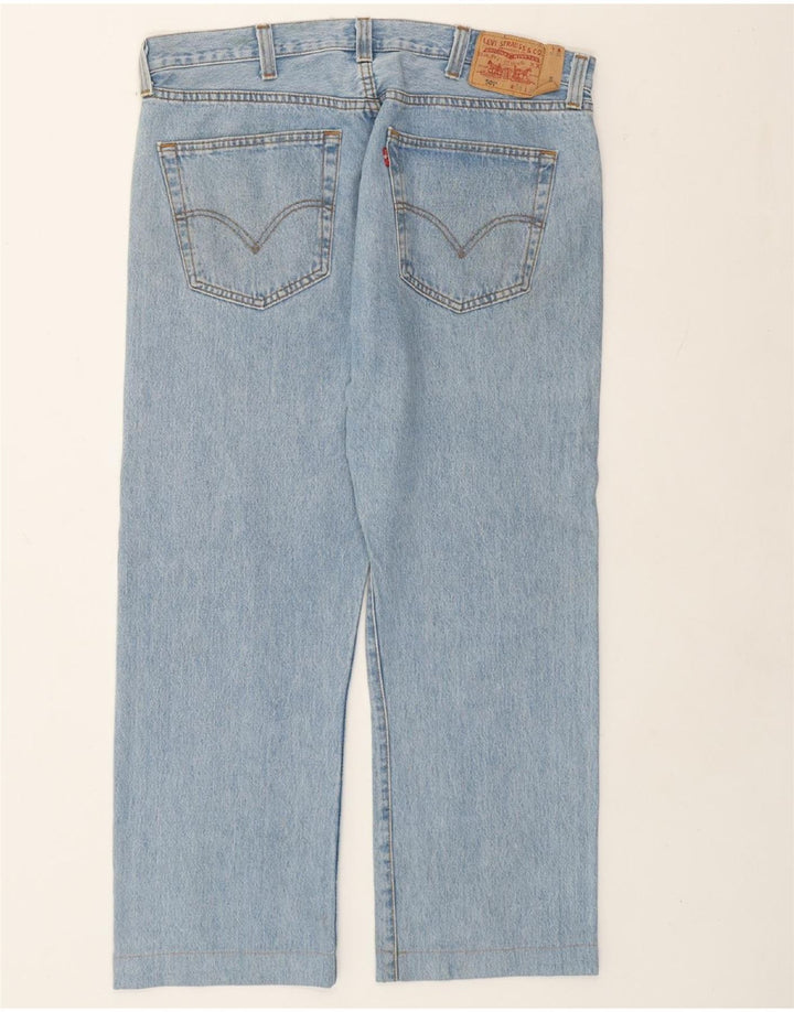 Levi's Masculino 501 Straight Jeans W38 L28 Azul Algodão