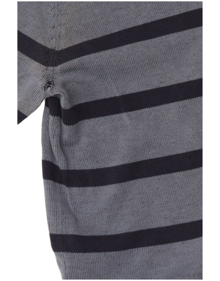 Suéter masculino Canda com gola redonda 2XL listrado azul