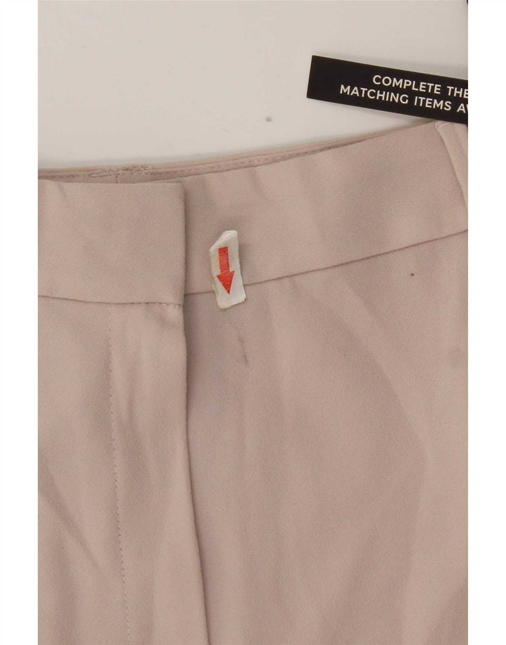 Shorts Chino Feminino Marks & Spencer Reino Unido 12 Médio W30 Poliéster Bege