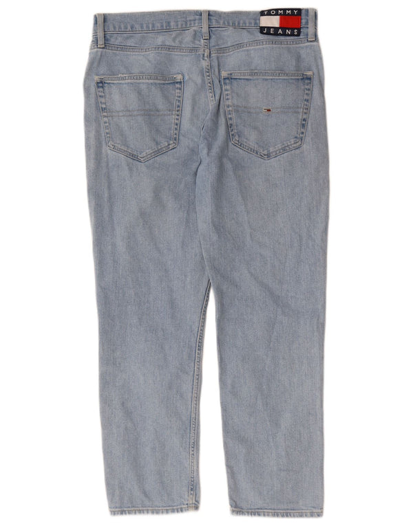 Jeans retos femininos Tommy Hilfiger W31 L27 algodão azul