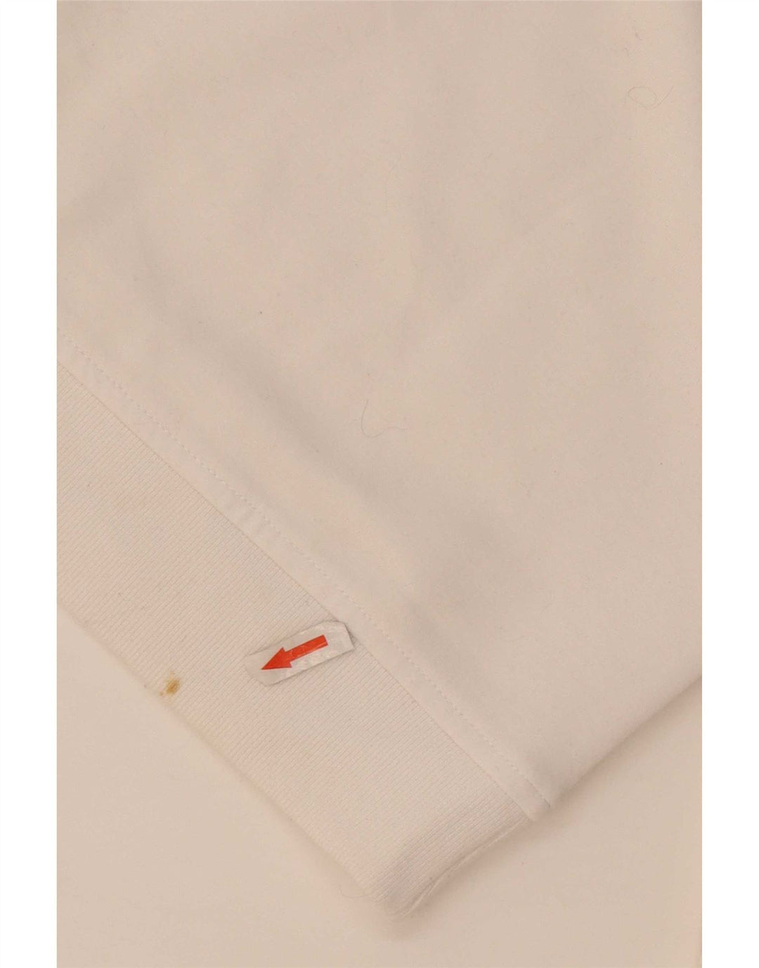 Ted Baker moletom feminino superdimensionado tamanho 2 poliéster branco pequeno