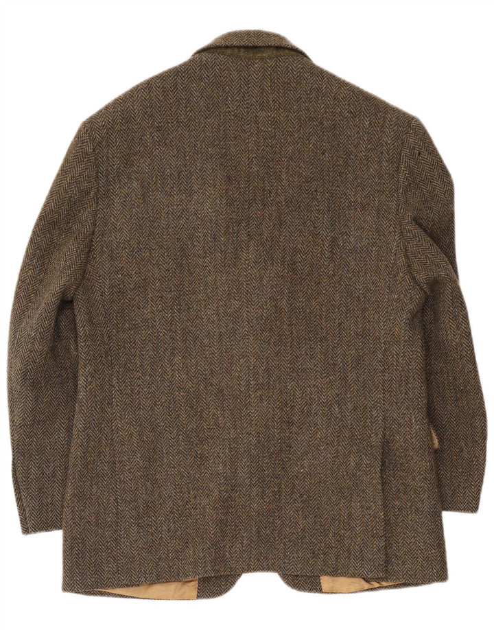 Jaqueta Marks & Spencer masculina Harris Tweed Blazer Reino Unido 40 verde médio