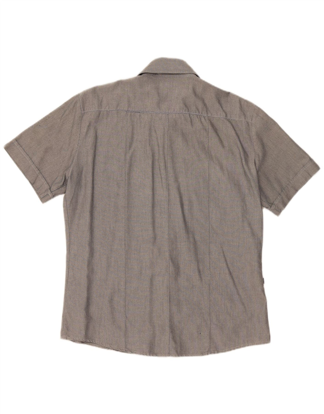 Camisa masculina de manga curta Blauer XL cinza algodão