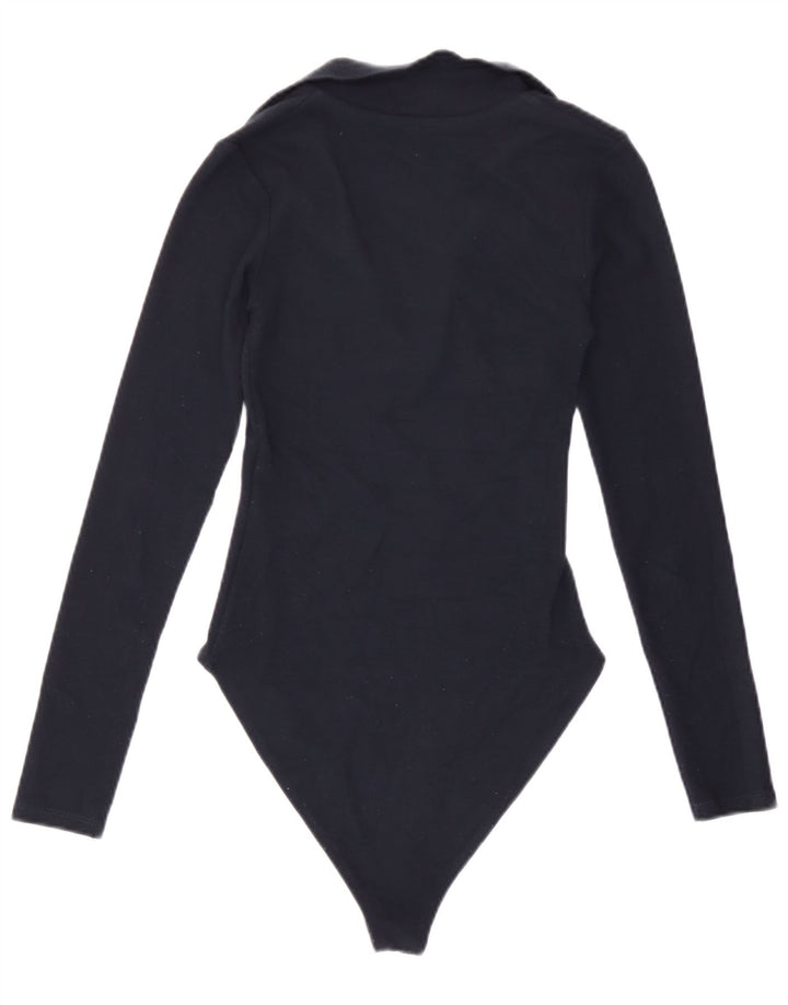 Body feminino Zara UK 8 pequeno azul marinho