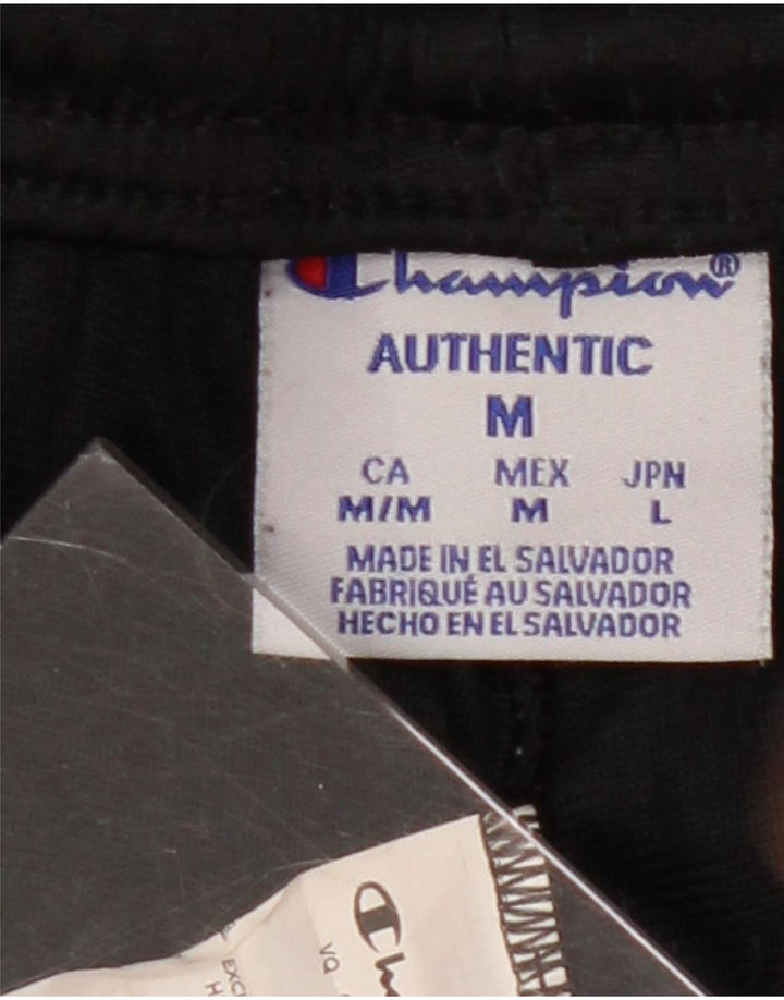 Shorts esportivos masculinos Champion médio preto poliéster