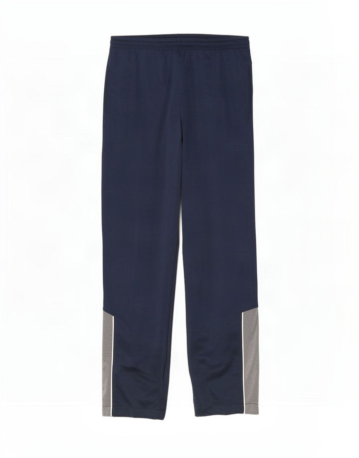 Calça de treino masculina Reebok grande bloco colorido azul marinho