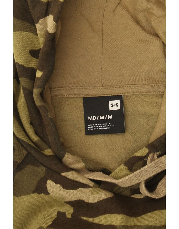 Under Armour Mens Hoodie Jumper Médio Caqui Camuflagem