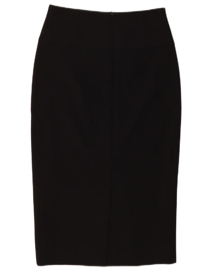 Saia lápis feminina WALLIS UK 10 pequena W30 poliéster preto
