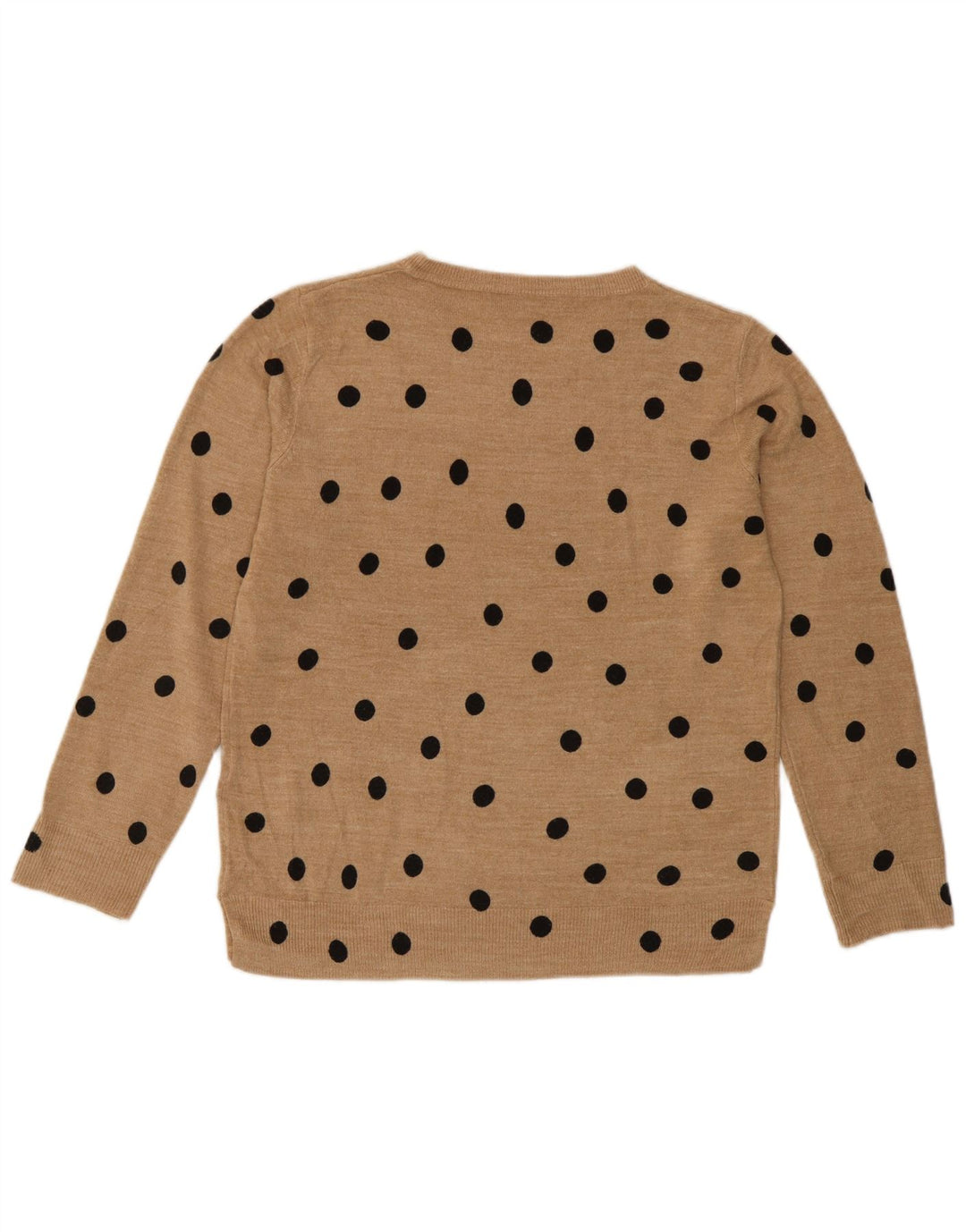 Suéter feminino Marks & Spencer com gola redonda Reino Unido 14 médio preto manchado