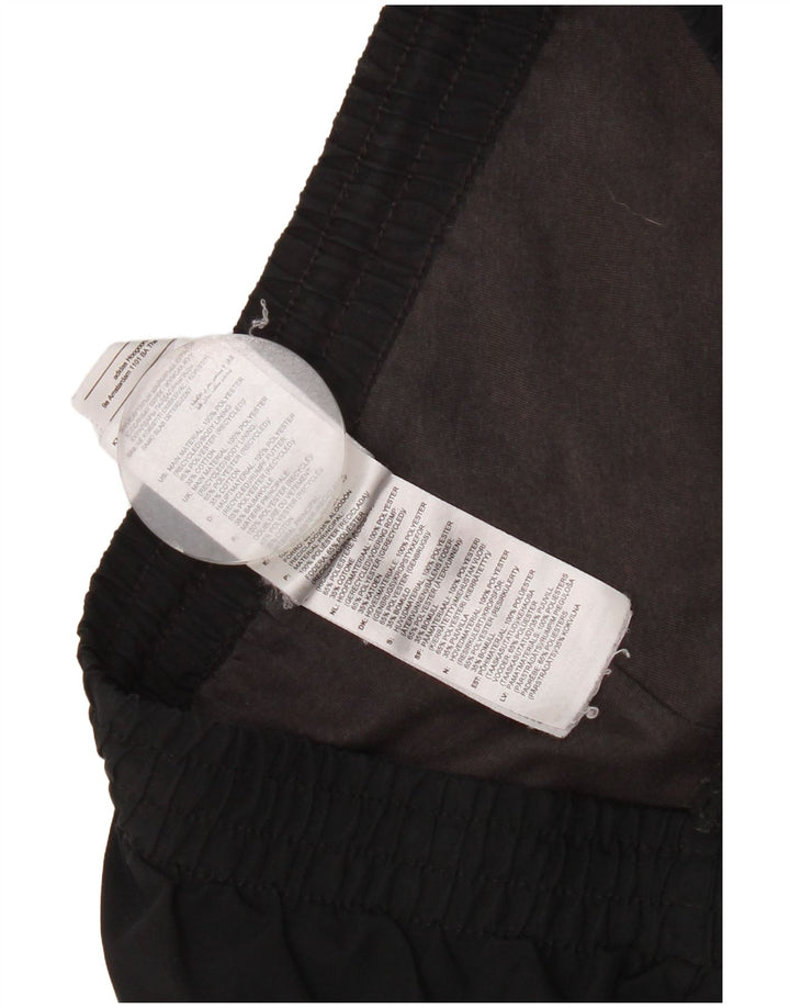 Calça de treino masculina Adidas Joggers médio preto colorblock poliéster