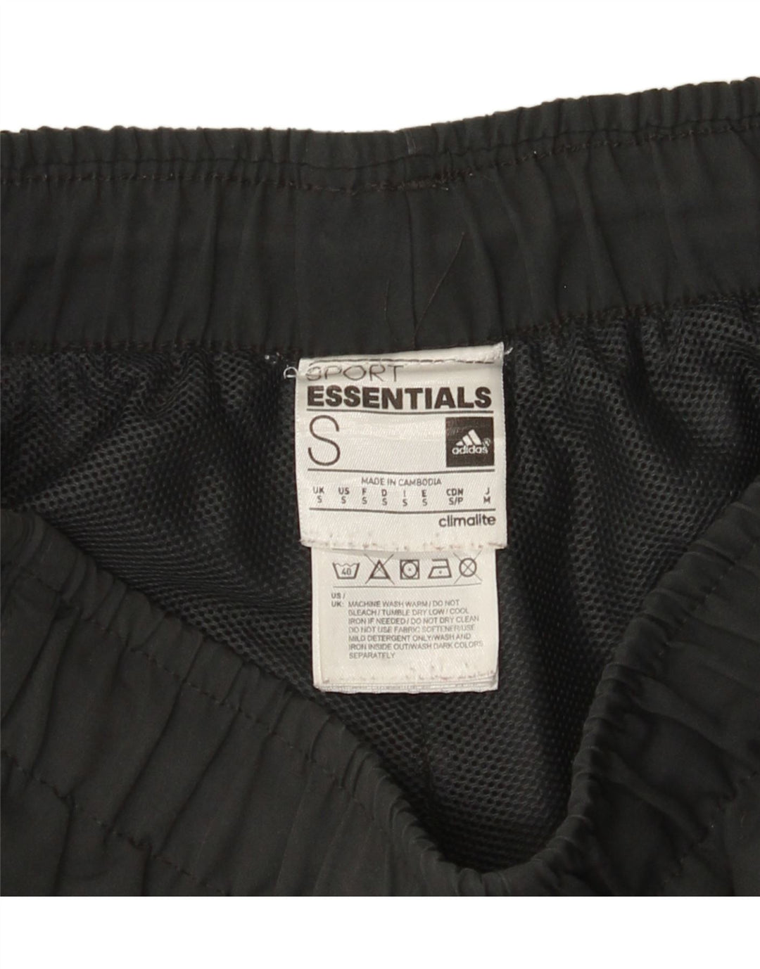 Adidas Mens Climalite Sport Shorts Pequeno Poliéster Cinza