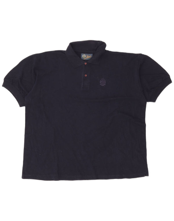 Camisa polo masculina Dack XL azul marinho algodão