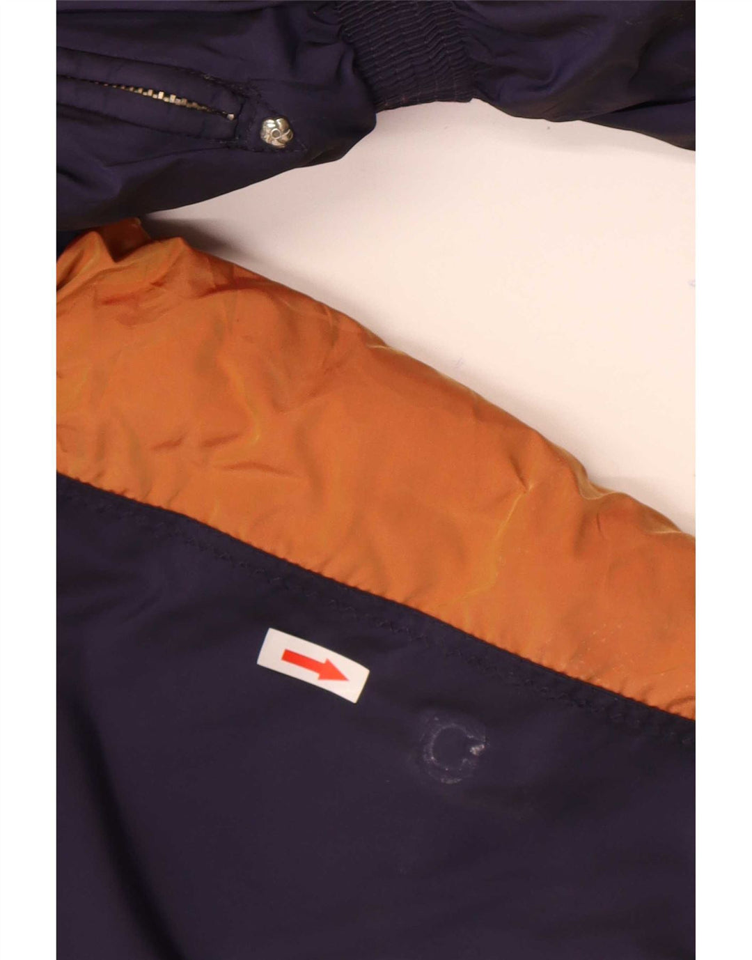 Jaqueta corta-vento feminina Gigi Rizzi IT 42 médio azul marinho colorblock