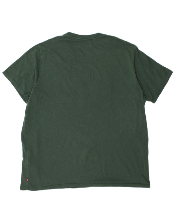 Camiseta masculina Levi's Standard Graphic Top XL algodão verde
