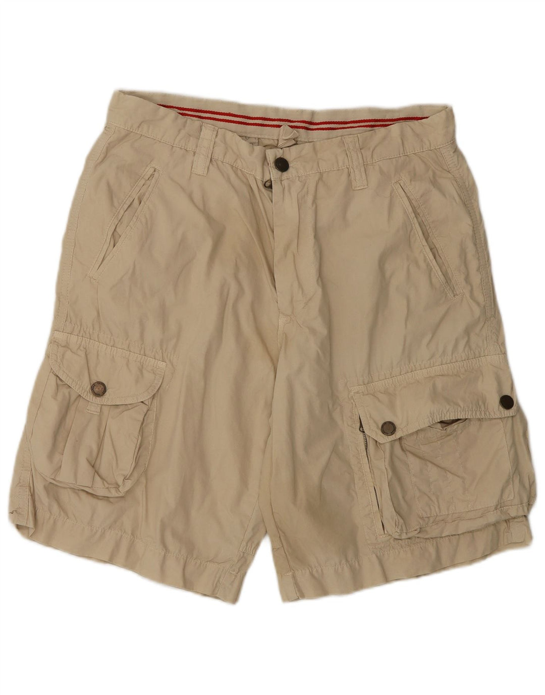 Zara Mens Cargo Shorts EU 42 Grande W32 Bege